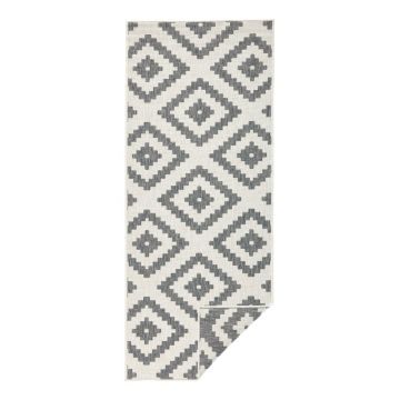 Covor pentru exterior NORTHRUGS Malta, 80 x 250 cm, gri