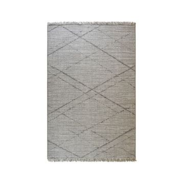 Covor potrivit pentru exterior Floorita Les Les Gipsy Grey, 130 x 190 cm, gri