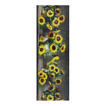 Covor Universal Ricci Sunflowers, 52 x 200 cm