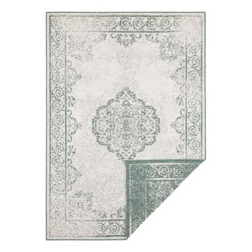 Covor adecvat pentru exterior NORTHRUGS Cebu, 200 x 290 cm, verde-crem