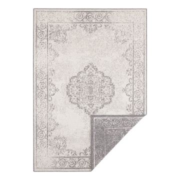 Covor adecvat pentru exterior NORTHRUGS Cebu, 80 x 150 cm, gri-crem