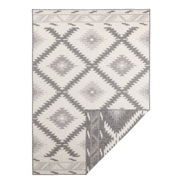 Covor adecvat pentru exterior NORTHRUGS Criss, 150 x 80 cm, gri-crem