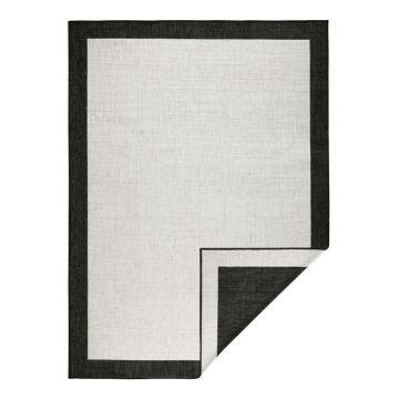 Covor adecvat pentru exterior NORTHRUGS Panama, 160 x 230 cm, negru - crem
