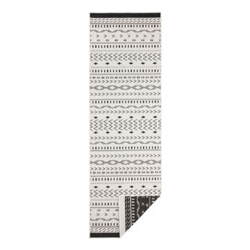 Covor adecvat pentru exterior NORTHRUGS Twin Supreme Daro, 80 x 350 cm, negru-crem