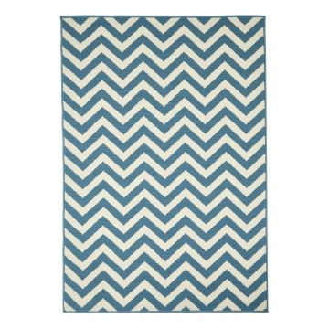 Covor adecvat pentru exterior Floorita Waves, 160 x 230 cm, albastru deschis