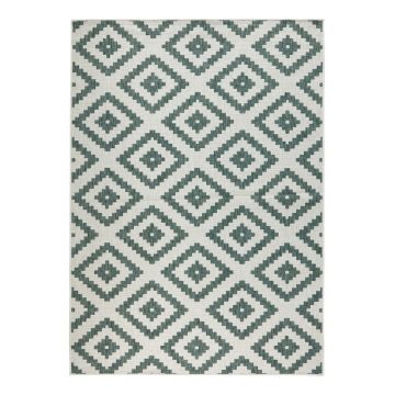 Covor adecvat pentru exterior NORTHRUGS Malta, 200 x 290 cm, verde - crem