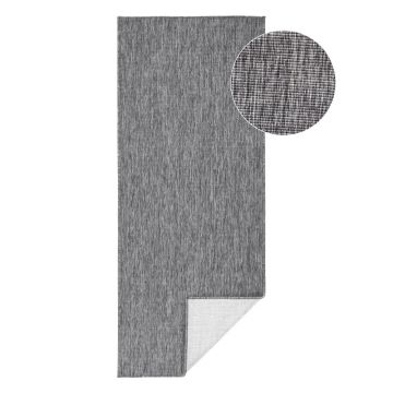 Covor adecvat pentru exterior NORTHRUGS Miami, 80 x 250 cm, gri