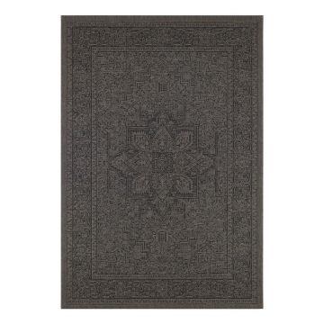 Covor de exterior NORTHRUGS Anjara, 140 x 200 cm, bej - negru