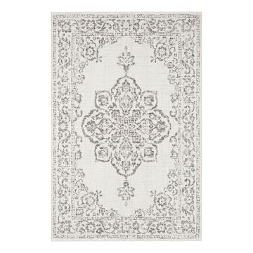 Covor de exterior NORTHRUGS Tilos, 160 x 230 cm, gri - crem