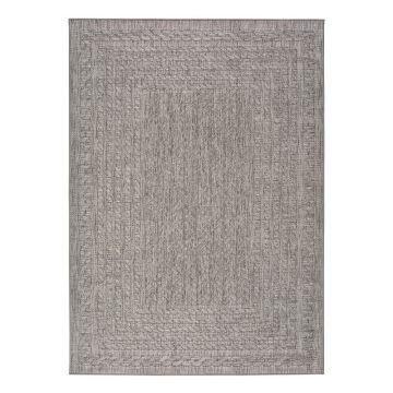 Covor pentru exterior Universal Jaipur Berro, 120 x 170 cm, gri