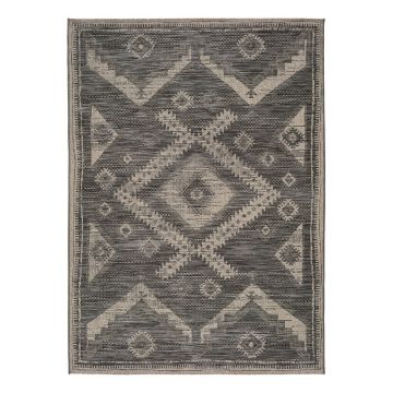 Covor de exterior Universal Devi Ethnic, 120 x 170 cm, gri