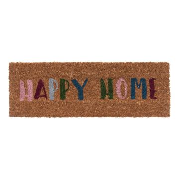 Preș din fibre de cocos PT LIVING Happy Home, 26 x 75 cm