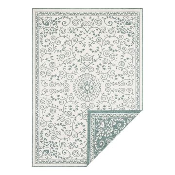 Covor adecvat pentru exterior NORTHRUGS Leyte, 80 x 150 cm, verde-crem