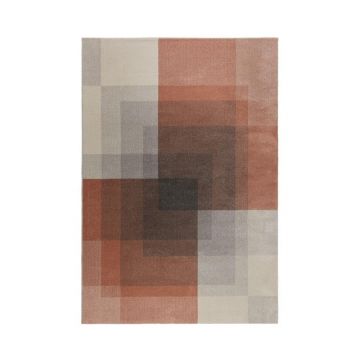 Covor Flair Rugs Plaza, 120 x 170 cm, gri - roz ieftin