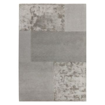 Covor Asiatic Carpets Tate Tonal Textures, 120 x 170 cm, gri ieftin