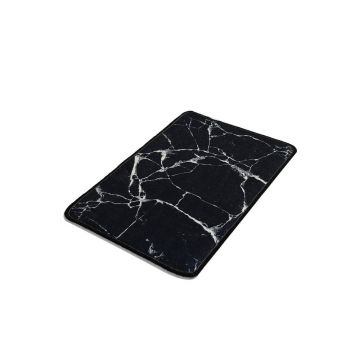 Covoraș de baie Foutastic Marble, 60 x 40 cm, alb - negru, motive marmură Covoraș de baie Foutastic Marble, 60 x 40 cm, alb - negru, motive marmură