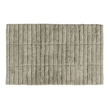 Covoraș din bumbac pentru baie Zone Tiles, 80 x 50 cm, verde - bej Covoraș din bumbac pentru baie Zone Tiles, 80 x 50 cm, verde - bej
