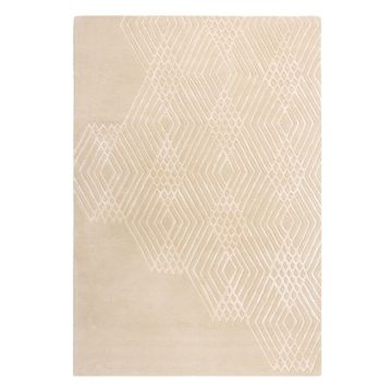 Covor din lână Flair Rugs Diamonds, 160 x 230 cm, bej