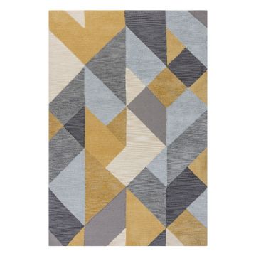 Covor Flair Rugs Icon, 120x170 cm, gri-galben