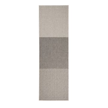 Covor reversibil adecvat interior/exterior NORTHRUGS Maui, 80 x 350 cm, gri deschis