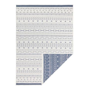 Covor adecvat pentru exterior NORTHRUGS Twin Daro, 290 x 200 cm, albastru-crem