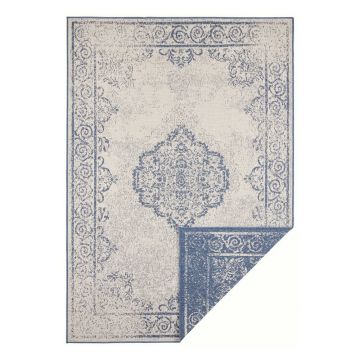 Covor adecvat pentru exterior NORTHRUGS Cebu, 200 x 290 cm, albastru-crem