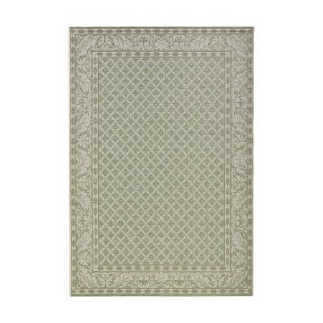 Covor adecvat pentru exterior NORTHRUGS Royal 160x230 cm, verde - crem