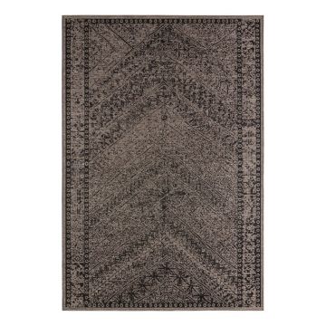 Covor de exterior NORTHRUGS Mardin, 200 x 290 cm, maro - negru