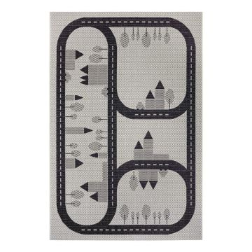 Covor copii Ragami Roads, 160 x 230 cm, negru Covor copii Ragami Roads, 160 x 230 cm, negru
