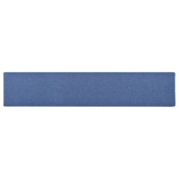 vidaXL Covor traversă, albastru, 50x250 cm