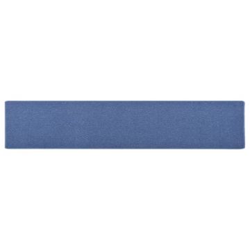 vidaXL Covor traversă, albastru, 80x400 cm