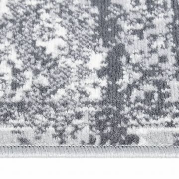 vidaXL Covor traversă BCF, gri oriental, 100x400 cm