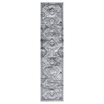 vidaXL Covor traversă, gri oriental, 80x350 cm, BCF