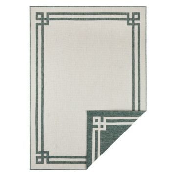 Covor adecvat pentru exterior NORTHRUGS Manito, 160 x 230 cm, verde-crem