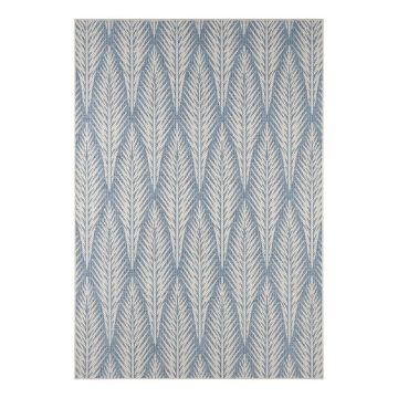 Covor de exterior NORTHRUGS Pella, 160 x 230 cm, gri - albastru