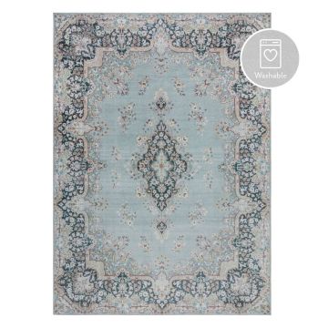 Covor turcoaz lavabil 80x150 cm FOLD Colby – Flair Rugs ieftin