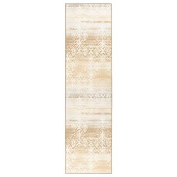 vidaXL Covor traversă, auriu, 80x300 cm vidaXL Covor traversă, auriu, 80x300 cm