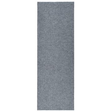 vidaXL Covor traversă de captare a murdăriei albastru/gri 100x350 cm