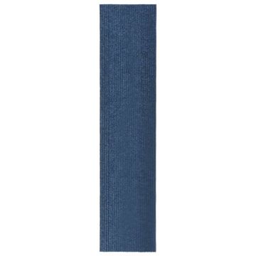 vidaXL Covor traversă de captare murdărie, albastru, 100x450 cm
