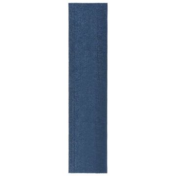 vidaXL Covor traversă de captare murdărie, albastru, 100x450 cm
