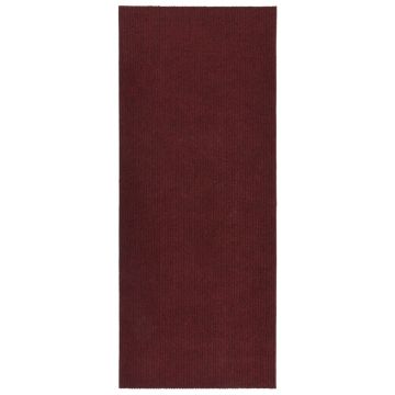 vidaXL Covor traversă de captare murdărie, roșu bordo, 100x250 cm