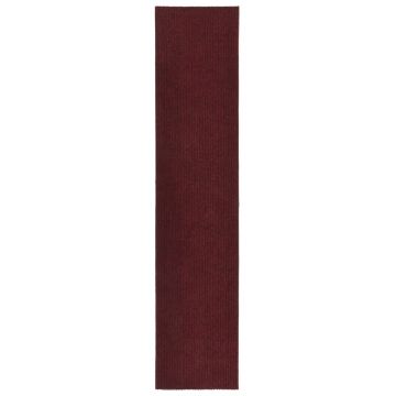 vidaXL Covor traversă de captare murdărie, roșu bordo, 100x500 cm