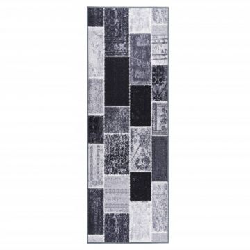vidaXL Covor traversă, gri, 80x250 cm vidaXL Covor traversă, gri, 80x250 cm