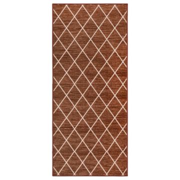 vidaXL Covor traversă, maro închis, 80x250 cm vidaXL Covor traversă, maro închis, 80x250 cm