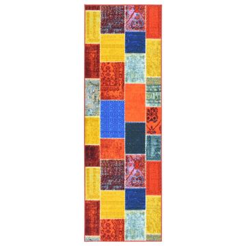 vidaXL Covor traversă, multicolor, 80x350 cm