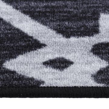 vidaXL Covor traversă, negru, 80x150 cm vidaXL Covor traversă, negru, 80x150 cm