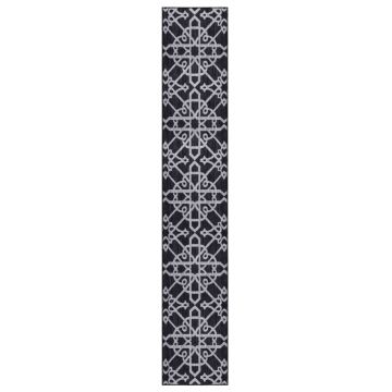 vidaXL Covor traversă, negru, 80x500 cm vidaXL Covor traversă, negru, 80x500 cm
