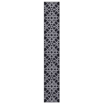 vidaXL Covor traversă, negru, 80x600 cm vidaXL Covor traversă, negru, 80x600 cm