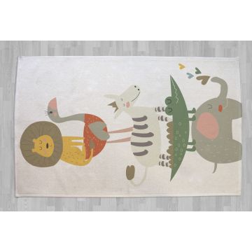 Covor Little Nice Things Love Animals, 195 x 135 cm