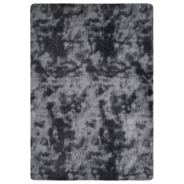 vidaXL Covor cu fir lung, antracit, 170x120 cm